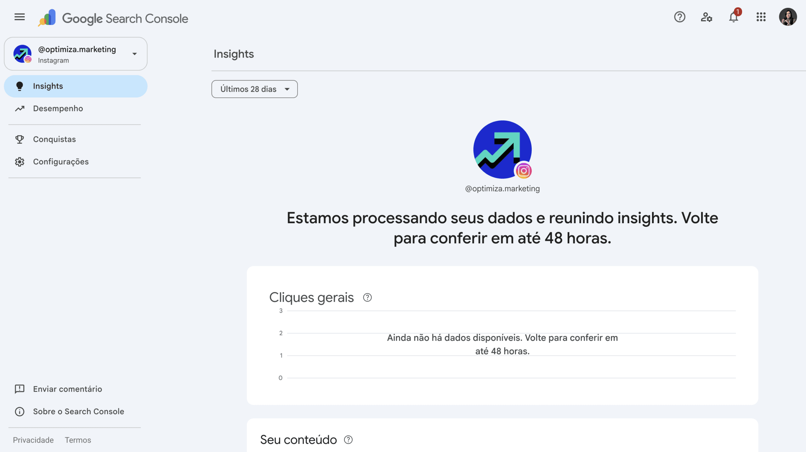 Update no Google Search Console